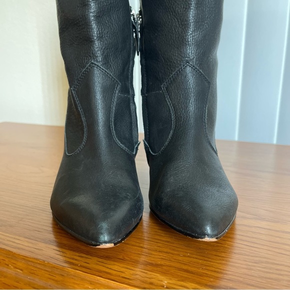 Naked Feet Semper Leather Boots Size 6.5 Black - Picture 6 of 16